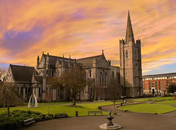 Saint Patrick's Cathedral em Dublin na Irlanda